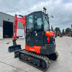 Mini-excavatrice Kubota KX060-5 de 2,7 tonnes, compacte, hydraulique, sur chenilles, moteur diesel, pour travaux de terrassement - Product Image 4