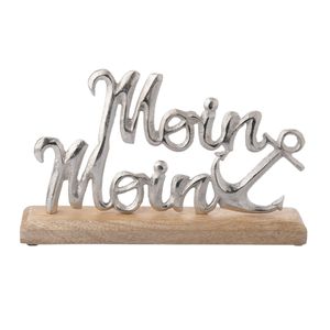 Figura Minimalista con Base de Metal y Madera, Adorno Decorativo para Regalo, para Bautizo - Product Image 5