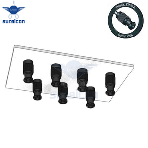 Adaptador de Transferencia de Fluidos de Precisión, Longitud 3 cm / 1-1/4 pulgadas, Acabado Negro Sure Lock, Conector Reutilizable de Metal para Jeringas - Product Image 5