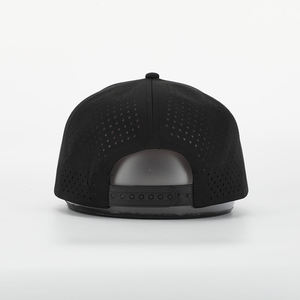 OARH INT INDUSTRY 2026 Gorra Unisex Negra de 5 Paneles con Visera Plana, Tejido de Malla, Ajustable con Cierre a Presión y Logotipo Frontal con Impresión Digital - Product Image 4