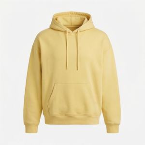 Sweat à capuche oversize en molleton pour homme, collection automne, respirant, 100% personnalisable (couleur et logo imprimé), style streetwear - Product Image 1