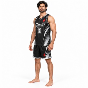 Conjunto de Uniforme de Baloncesto, Jersey y Pantalones Cortos Deportivos Transpirables, Ropa Deportiva Ligera para Entrenamiento, Juego, Competencia, Práctica y Ejercicio - Product Image 3