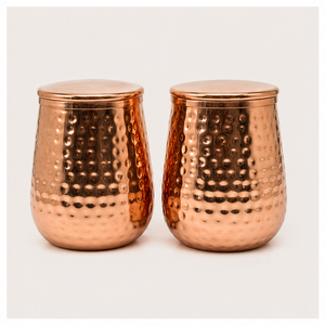 Bulk Wholesale Pure Hammered <b>Copper</b> Glass Set Handcrafted Eco-Friendly <b>Copper</b> <b>Cup</b> for Home & Hotel Drinkware - Product Image 4