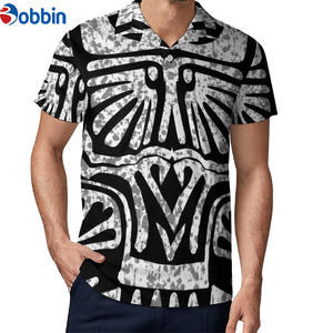 Camisa Formal Transpirable para Hombre, Sublimada, Antiarrugas, con Logotipo Bordado en la Parte Delantera, Manga Corta, Cierre de Botones, Spandex/Poliéster - Product Image 3