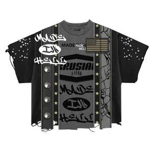 Camisetas de Algodón Personalizadas de Fábrica, Impresión DTG de Alta Resolución, Corte Holgado, MOQ Bajo, Producción Rápida y Envío a Todo el Mundo - Product Image 4