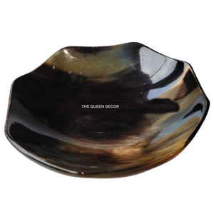 Vaisselle de cuisine, bol en corne classique pour table à manger, couleur noire, véritable corne, bol de service gratuit pour restaurants et hôtels - Product Image 6