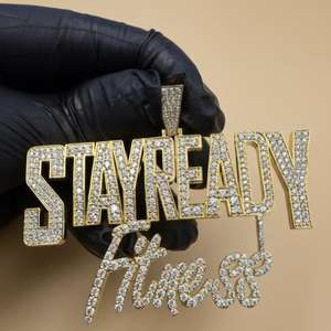 Colgante Personalizado con Nombre o Inicial de Moissanita VVS, Plata 925, Estilo Iced Out, Colgante de Rapero, Joyería HipHop, Amuleto con Letra Inicial - Product Image 6