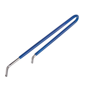 Sierra de mano con carcasa de plástico para laboratorio dental, instrumento de laboratorio dental, longitud total 200 mm, incluye hojas de sierra de 72–85 mm de longitud - Product Image 3