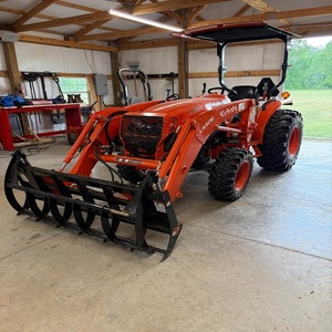 รถแทรกเตอร์ Kubota L2502HST ขับเคลื่อน 4 ล้อ 45 แรงม้า เกียร์ธรรมดา สำหรับงานเกษตรกรรม พร้อมชิ้นส่วนหลักๆ เช่น ปั๊ม เครื่องยนต์ มอเตอร์ เกียร์บ็อกซ์ ขาย - Product Image 2