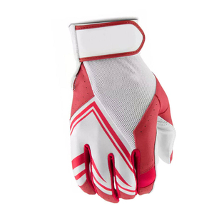 Factory Direct Supplier Offers Custom Design Adult Baseball Batting Gloves Wholesale High Quality PU Leather <b>Hook</b> Loop Closure - Product Image 3