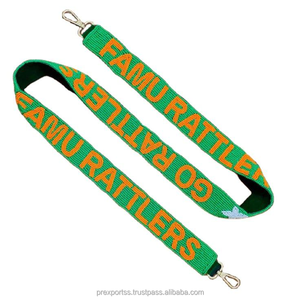 Exclusive FAMU Rattlers Beaded <b>Strap</b> Custom Handmade Vintage Sports College Gameday Bag Hanger <b>Adjustable</b> Embroidery Purse - Product Image 1