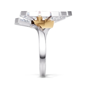 Inlaid Retro Gold-Plated Personality Zircon Gemstone <b>Ring</b> <b>Men</b> and Women Adjustable <b>Ring</b> - Product Image 5