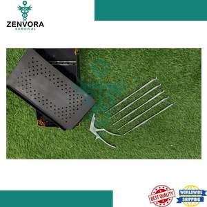 Ensemble de rongeurs rotatifs Kerrison interlaminaires manuels en acier inoxydable pour chirurgie de la colonne vertébrale, instrument orthopédique, morsure haut/bas, autoclavable - Product Image 3