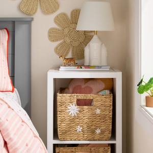 Panier carré tissé naturel pour enfants, panier de rangement fait main, vente en gros, écologique, fabriqué au Vietnam - Product Image 6