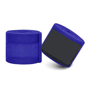 Bandages de boxe professionnels en coton respirant avec logo personnalisé et design élastique pour usage unisexe - Product Image 5