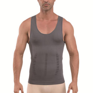 Camisetas de Compresión para Hombre, Transpirables, de Color Sólido, para Deportes y Fitness, Camisetas sin Mangas para Hombre - Product Image 4