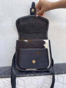 Sac à main bandoulière élégant en cuir de vachette pour femme, style western, léger et imperméable, capacité 1-1,9 L, le plus vendu - Product Image 3