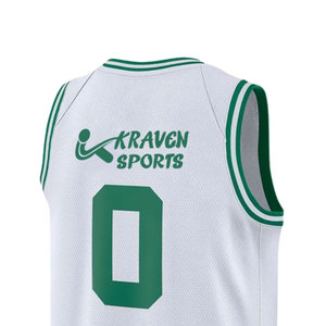 2026 Custom Round Neck Collar Design Sublimation Printed Basketball Jersey Best Price Sublimation Printed Basketball Jersey - Product Image 5