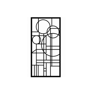 Handcrafted Black Color <b>Metal</b> Garden <b>Screen</b> Laser Cut Design for Decorative Privacy Use Garden Decor <b>Metal</b> Garden <b>Screen</b> - Product Image 1