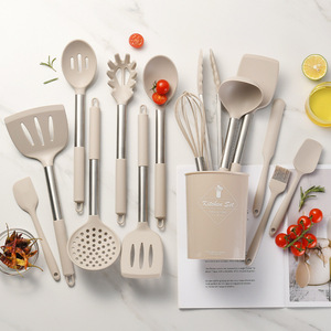 Offre Spéciale : Ensemble d'ustensiles de cuisine multifonctionnels en acier inoxydable et silicone de qualité alimentaire, 15 pièces - Product Image 5