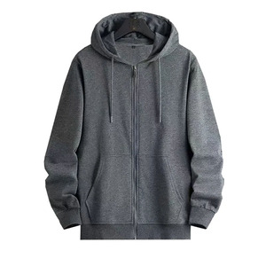 Men Custom Navy Blue Zip Up Hoodie <b>Jacket</b> Blank Fleece Plain Heavyweight Hooded Sweatshirts Casual Winter Wear Bulk - Product Image 6