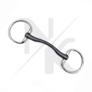 Bridon professionnel en titane à anneaux fixes, anneaux latéraux en acier inoxydable pour équipement d'équitation de dressage, fournisseur de tapis de selle - Product Image 4