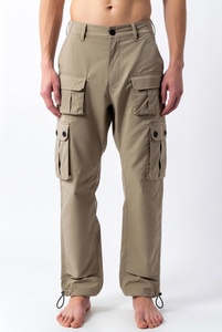 Oversized Fit Grey Cargo Pants <b>Men</b> Baggy Style Street Fashion Multiple Utility Pockets Soft Fabric - Product Image 2