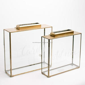 Caja de collar de alta calidad OEM ODM personalizado superventas Metal y vidrio más tendencia regalos caja de joyería de lujo caja de regalo/caja - Product Image 5