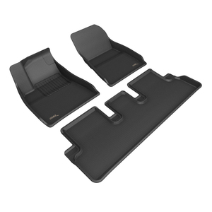 Alfombrilla de Piso Kagu 3D MAXpider Personalizada (Negra) Compatible con Tesla Model 3 2024+ - Juego Completo - Product Image 1