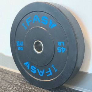 Discos de Peso para Pesas Olímpicas de 45 LB, 2 Pulgadas, con Inserto de Acero Recubierto de Goma, Juego de Discos para Levantamiento de Pesas - Product Image 6