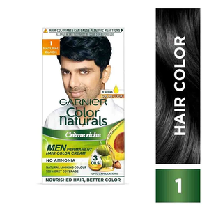 Crème colorante pour cheveux noirs naturels pour hommes, formule riche en pigments, aide à une couverture uniforme et à une couleur naturelle, 30 ml - Product Image 3
