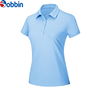 Chemise décontractée respirante pour femme à manches courtes, unie, confortable, pour le sport, la course et le golf, fabrication sur mesure en marque blanche - Product Image 1