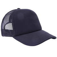 Topi Trucker Polos Berkualitas Tinggi Bordir Logo Custom, Aksesoris Fashion untuk Dewasa, Anak Laki-laki & Perempuan