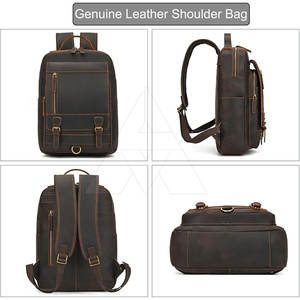 Mochilas de Cuero Lavables de Último Diseño, Mochilas de Cuero a Bajo Precio, Mochilas de Cuero con Respaldo Suave - Product Image 5