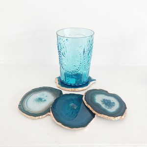 Posavasos modernos abstractos de resina, decoración de estilo oscuro, artesanía creativa, posavasos metálicos de resina para mesa, estilo moderno. - Product Image 5