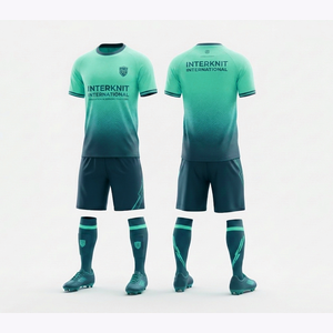 เสื้อเจอร์ซีย์ใส่เล่นกีฬาชุดทีมฟุตบอลแบบซับลิเมชันด้วยความชื้น - Product Image 1