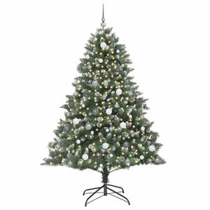 Sapin de Noël artificiel vert de 82,68 pouces avec 300 LED - Product Image 3