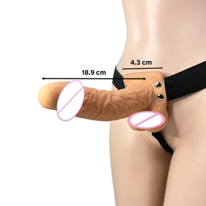 Sex toy réaliste en forme de pénis, 7 pouces, avec sangle, pour hommes et femmes. - Product Image 3