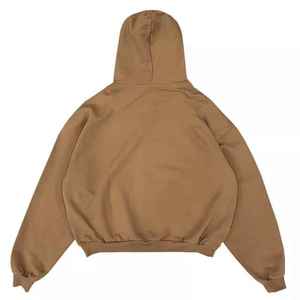 Sweat à capuche en molleton 100 % coton pour homme, très demandé, avec poche kangourou, respirant, écologique, finition lavée, tricoté - Product Image 1
