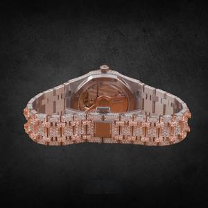 Designer Luxury Vintage Stainless Steel Sapphire ETA Automatic <b>Mechanical</b> Movement <b>Watches</b> Iced VVS Moissanite <b>for</b> <b>Men</b> Wholesale - Product Image 5