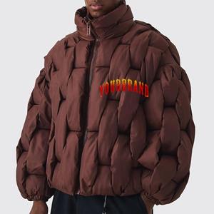 Chaquetas de Plumón para Hombre con Capucha, Impermeables, con Cierre y Tallas Grandes, con Impresión de Logotipo OEM, MOQ Bajo, para Invierno - Product Image 6