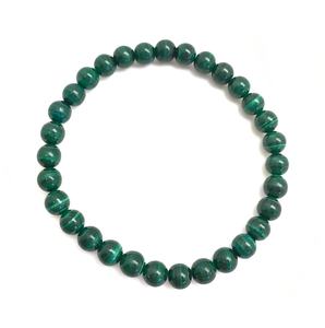 Hot Sale Premium Grade Feng Shui Malachite Crystal Beaded <b>Bracelet</b> Handmade Women's Men's Natural Healing Stone <b>Elastic</b> - Product Image 1