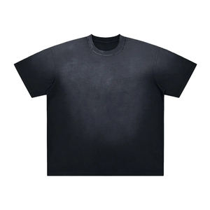 T-shirt femme personnalisé vintage délavé effet soleil, coupe oversize, coton 300 g/m², manches courtes, style hip-hop, col rond, unisexe - Product Image 6