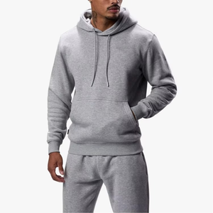 Ensemble de survêtement de sport personnalisé pour homme, avec pantalon de jogging à cordon de serrage et capuche, 2 pièces - Product Image 4