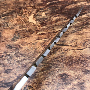 Couteau de chasse classique Timber Steel Enterprises, lame en acier inoxydable à pointe clip, 12 pouces, qualité industrielle, autre manche en cuir - Product Image 2