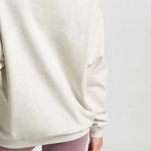 Sudadera lisa de cuello alto oversize para mujer, novedad 2026, personalizable por fabricante, para venta en línea - Product Image 2