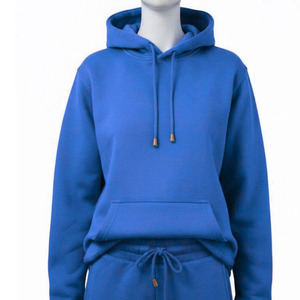 Sudadera con Capucha de Invierno para Mujer, 100% Algodón, Gruesa, de Alta Calidad, Color Sólido - Product Image 1