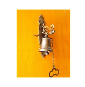 Sonnette de porte en laiton de qualité supérieure avec un design traditionnel, sonnette murale pour porte d'entrée et décoration de jardin - Product Image 3