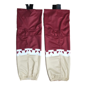 Chaussettes de hockey sur glace durables 100 % coton, en maille, hauteur genou, écologiques, imprimées par sublimation, haute élasticité, pour équipes sportives, personnalisables pour clubs - Product Image 4