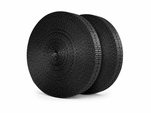 Sangle à cliquet en polyester tissé de 1 pouce, construction tissée haute densité, fourniture directe d'usine OEM pour l'exportation - Product Image 1